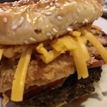 Doc B's Restaurant + Bar - Assembled burger, slightly over cooked and dry, but good flavors. Needed extra sauce - New American Near Me - Chicago, Illinois