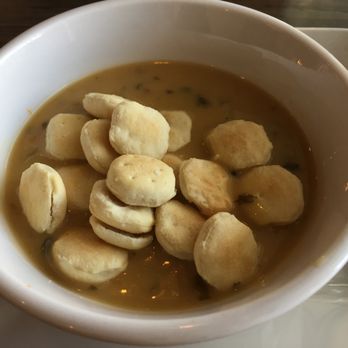 Noodles and Company - Thai Chicken Soup with oyster crackers - Noodles Near Me - Camp Hill, Pennsylvania