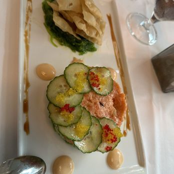 Masraff's - Salmon tartare appetizer special - New American Near Me - Houston, Texas