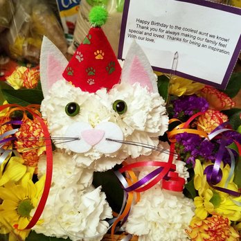 1-800-Flowers - Clark - "Purrfect Party Cat" arrangement for my aunt's birthday. - Florists Near Me - Clark, New Jersey 1-800-Flowers - Clark - "Purrfect Party Cat" arrangement for my aunt's birthday. - Florists Near Me - Clark, New Jersey