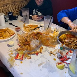 Destroyed those crabs and the catfish was amazing too!! Destroyed those crabs and the catfish was amazing too!!