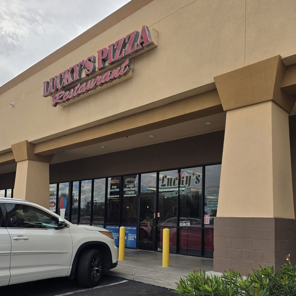 Lucky's Pizza - the front of the restaurant - Pizza Near Me - Surprise, Arizona Lucky's Pizza - the front of the restaurant - Pizza Near Me - Surprise, Arizona