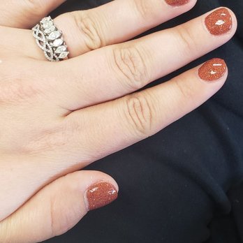 L A Nails - Dip on short nails. - Nail Salons Near Me - La Grange, Kentucky