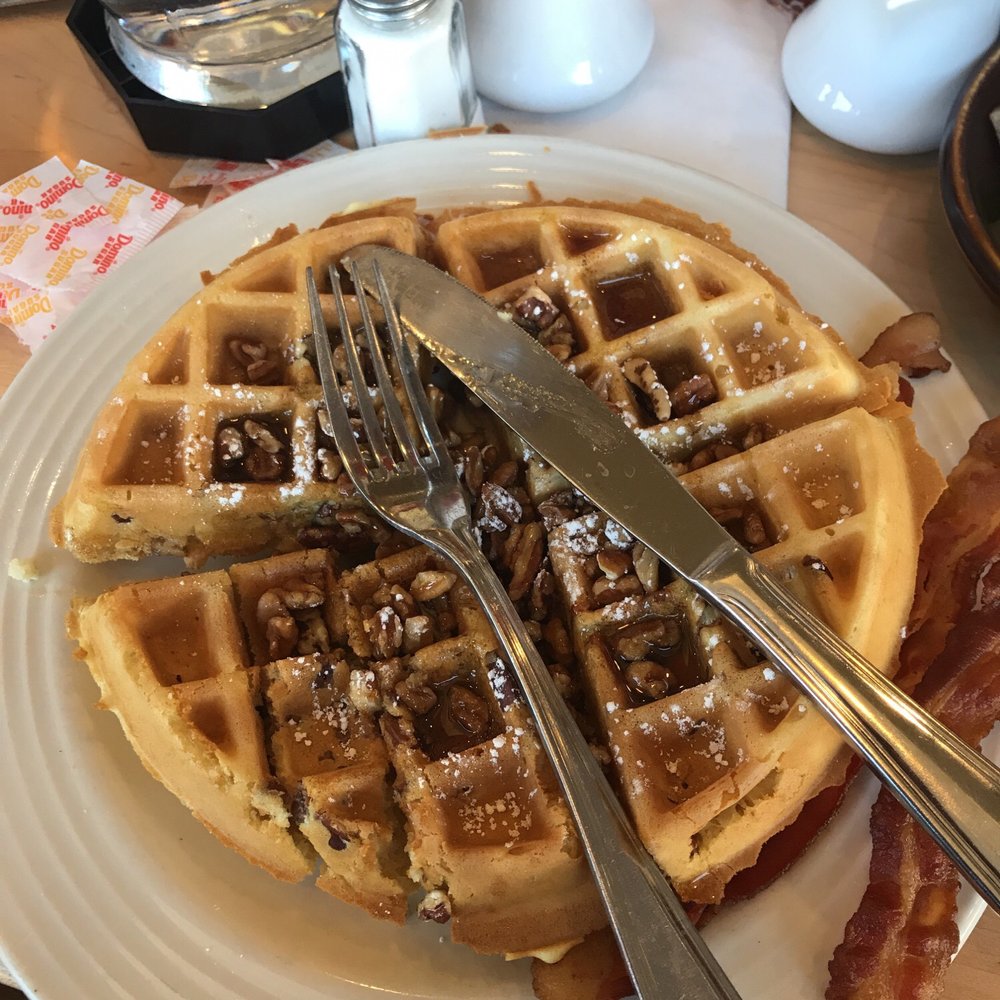 Stacked - Banana Waffle less the bananas Great choice - Breakfast & Brunch Near Me - Oak Lawn, Illinois Stacked - Banana Waffle less the bananas Great choice - Breakfast & Brunch Near Me - Oak Lawn, Illinois