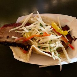 Prime brisket taco