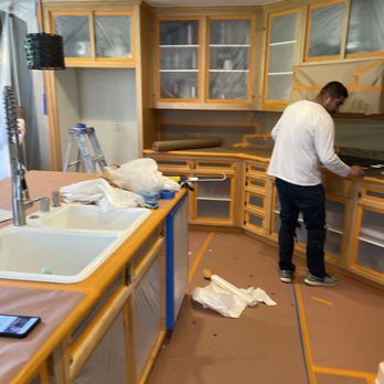 TGI Painted - Kitchen in process - Painters Near Me - Santa Clarita, California TGI Painted - Kitchen in process - Painters Near Me - Santa Clarita, California