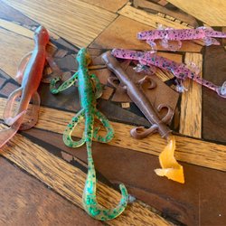 Angler's Arsenal - I love to fish lakes so these little salamanders (natural and colorful) should come in handy!