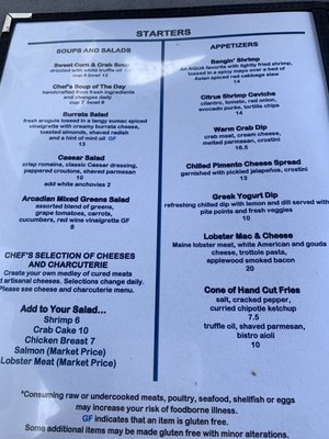 Menu photo 5 Aqua Restaurant Duck, NC Menu photo 5 Aqua Restaurant Duck, NC