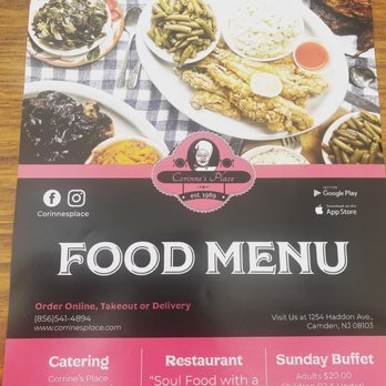 Corinne's Place - Soul Food Near Me - Camden, New Jersey Corinne's Place - Soul Food Near Me - Camden, New Jersey