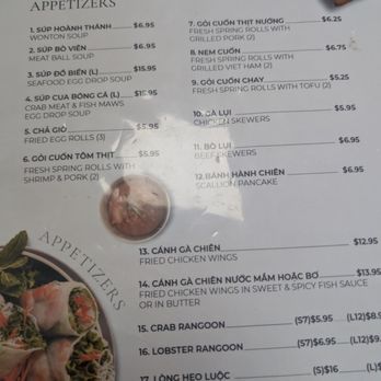 Huong Que - Menu - Vietnamese Near Me - Boston, Massachusetts