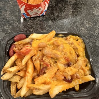 Wendy's - Chili Cheese Fries (with all cheese & nothing chili) - Fast Food Near Me - Houston, Texas
