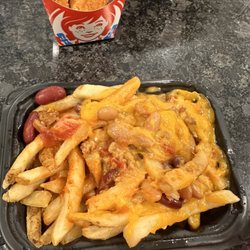 Wendy's - Chili Cheese Fries (with all cheese & nothing chili)