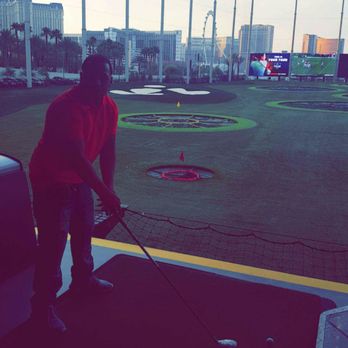 Topgolf - The view with the swing area - Golf Near Me - Las Vegas, Nevada