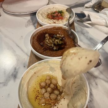 Aleppo's Kitchen - Trio dips - Mediterranean Near Me - Anaheim, California