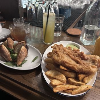 Lehrhaus - Fish and chips and special - Cocktail Bars Near Me - Somerville, Massachusetts