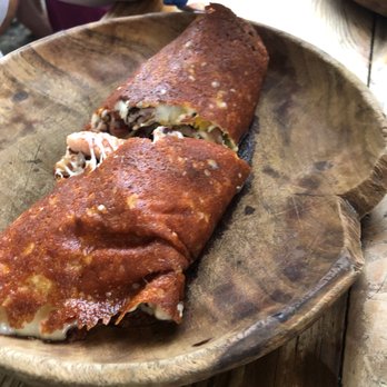 El Itacate - El Itacate - Keto Cripsy Cheese Burrito with Pork & Veggies - Tacos Near Me - Sayulita, NAY