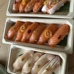 Incredible ngiri  - Sake Toro - Hamachi - Sake