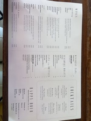 Menu photo 6 Homesick Asbury Park, NJ