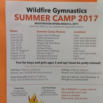 Wildfire Gymnastics - Gymnastics Near Me - Lake Forest, California Wildfire Gymnastics - Gymnastics Near Me - Lake Forest, California