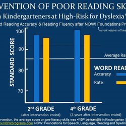 The Morris Center - 5-year, NICHD (US govt) funded study showing TMC's use of NOW! Foundations program prevented reading probs for 97.6% of high-risk 5yr olds!
