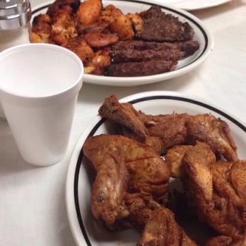 Lahore Food & Grill - top: mixed platter grill; bottom: chicken charga - Indian Near Me - Chicago, Illinois