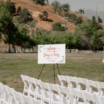 Springville Ranch - Outdoor venue, white chairs... they have other colors. - Venues & Event Spaces Near Me - Springville, California