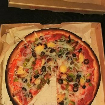 MOD Pizza - Totally burned on the edges gluten free pizza. - Pizza Near Me - Los Angeles, California