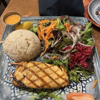Bosphorous Turkish Cuisine - Atlantic Salmon (char-grilled or broiled) - Turkish Near Me - Winter Park, Florida