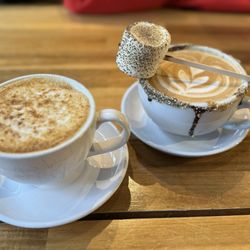 Crème Brûlée Latte & Campfire Latte