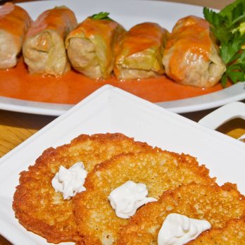Red Apple Buffet - Cabbage rolls & potato pancakes/ - Buffets Near Me - Chicago, Illinois Red Apple Buffet - Cabbage rolls & potato pancakes/ - Buffets Near Me - Chicago, Illinois