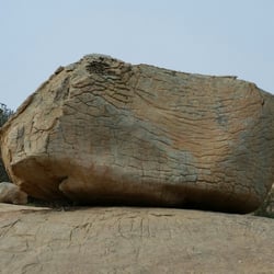 Boulder Loop Trail - This boulder needs botox.