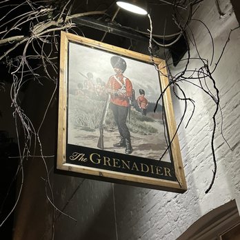 The Grenadier - Outside sign - Pubs Near Me - London, XGL
