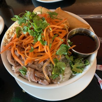 Ocha Noodle cafe - this is their version of the Vietnamese cold noodle salad with grilled pork or also know as bun thit nuong - Ramen Near Me - Beaufort, South Carolina Ocha Noodle cafe - this is their version of the Vietnamese cold noodle salad with grilled pork or also know as bun thit nuong - Ramen Near Me - Beaufort, South Carolina