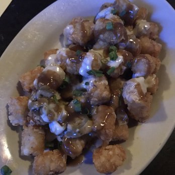 Bukowski Tavern - White trash poutine tator tots, so good! - American Near Me - Boston, Massachusetts Bukowski Tavern - White trash poutine tator tots, so good! - American Near Me - Boston, Massachusetts