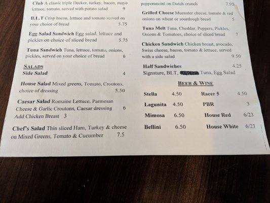Menu photo 7 Hudson Bay Cafe Oakland, CA