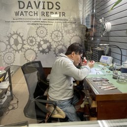 David making a repair