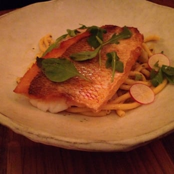 Acanto - Red snapper with bucatini - Italian Near Me - Chicago, Illinois