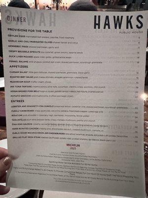 Menu photo 6 Hawks Public House Sacramento, CA