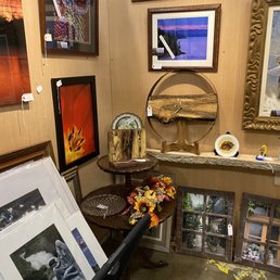 One of the booths at the antique mall.