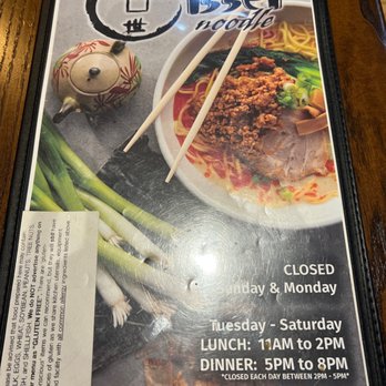 Issei Noodle - Menu - Japanese Near Me - Carlisle, Pennsylvania