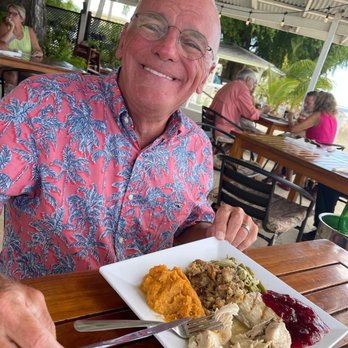 Beach Side Cafe - Turkey, Mahi, green beans, sweet potatoes, dressing - Cafes Near Me - Frederiksted, Virgin Islands