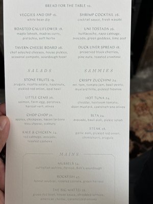 Menu photo 4 The Tavern Los Olivos, CA Menu photo 4 The Tavern Los Olivos, CA