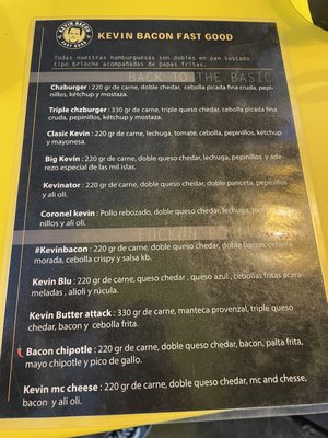 Menu photo 2 Kevin Bacon Buenos Aires, C