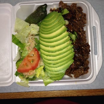 Chop Teriyaki - Beef teriyaki plate with white rice, green onions, side salad, avocado and jalapeño. - Japanese Near Me - Pico Rivera, California Chop Teriyaki - Beef teriyaki plate with white rice, green onions, side salad, avocado and jalapeño. - Japanese Near Me - Pico Rivera, California