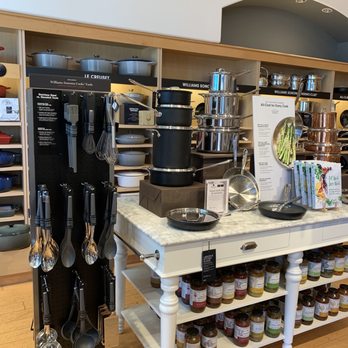 Williams-Sonoma - a display of pots and pans - Kitchen & Bath Near Me - Dedham, Massachusetts