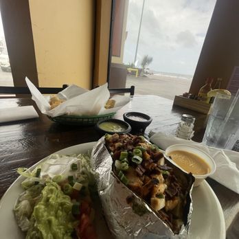 Salsas Mexican Restaurant - Stuffed Baked Potato with Fajita Chicken - Mexican Near Me - Galveston, Texas Salsas Mexican Restaurant - Stuffed Baked Potato with Fajita Chicken - Mexican Near Me - Galveston, Texas