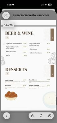 Menu photo 3 Swaad India Restaurant Port Charlotte, FL Menu photo 3 Swaad India Restaurant Port Charlotte, FL