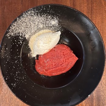 Anima by Edo - Strawberry granita with popcorn mousse - Tapas/Small Plates Near Me - Las Vegas, Nevada