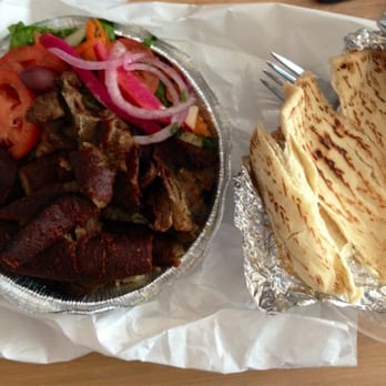 Pita Pan - Lamb shawarma lunch special burned to a crisp with dry cracked bread. - Halal Near Me - Brooklyn, New York