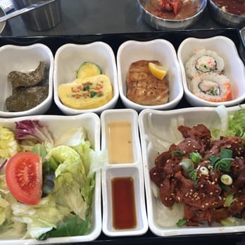 Tofu Plus - Spicy pork bento box - Korean Near Me - Cupertino, California